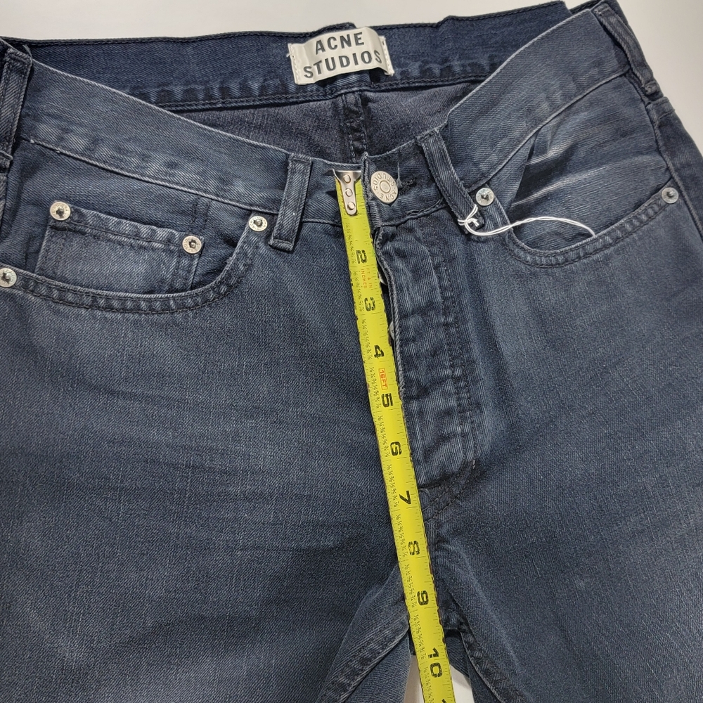 BRAND NEW! Acne Studios Roc Lana Dark Blue Jeans Pants - Picture 11 of 16